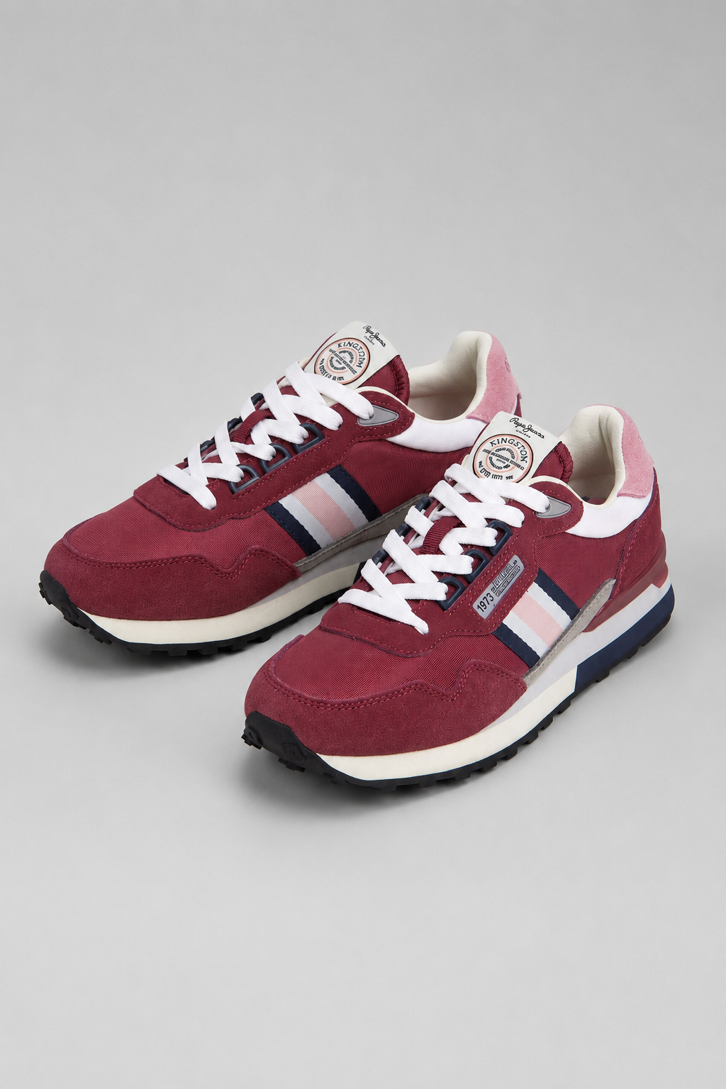 Baskets Pepe Jeans Bordeaux Rose