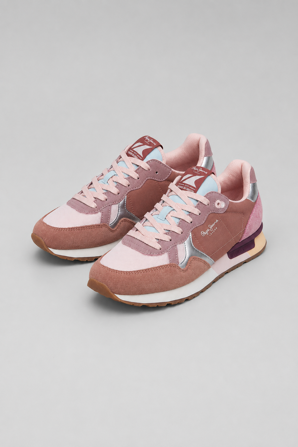 Baskets Pepe Jeans Rose Rétro